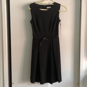 NWT! Calvin Klein Black Sleeveless Dress